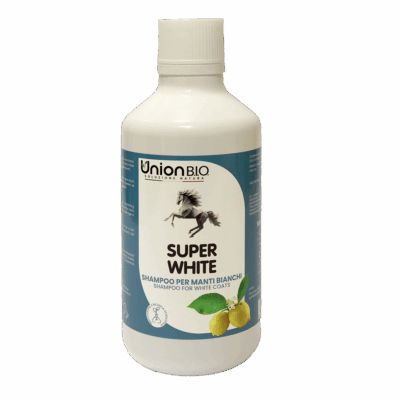 SUPER WHITE - Fehérítő sampon lovaknak
