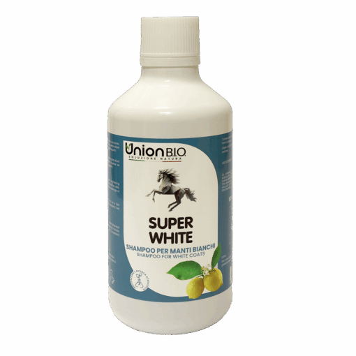 SUPER WHITE - Fehérítő sampon lovaknak