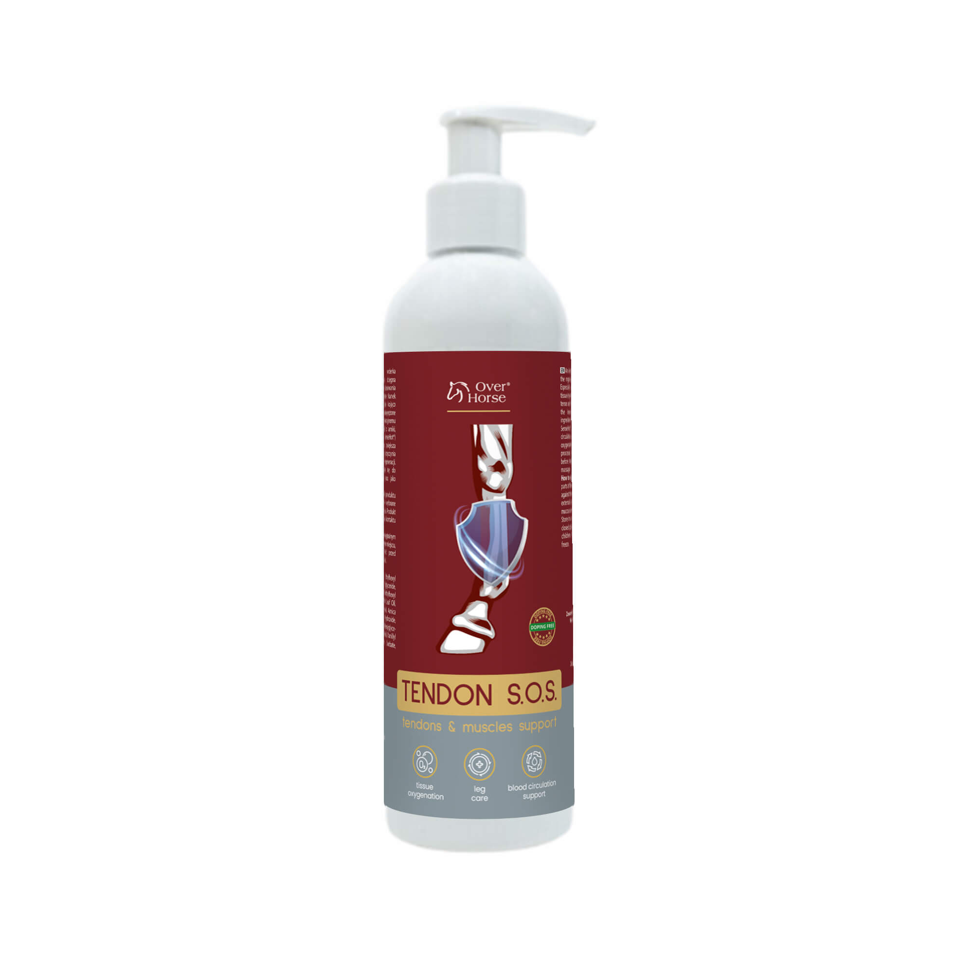 Tendon SOS - Regeneráló ápoló lovak izmaira és inaira -250ml
